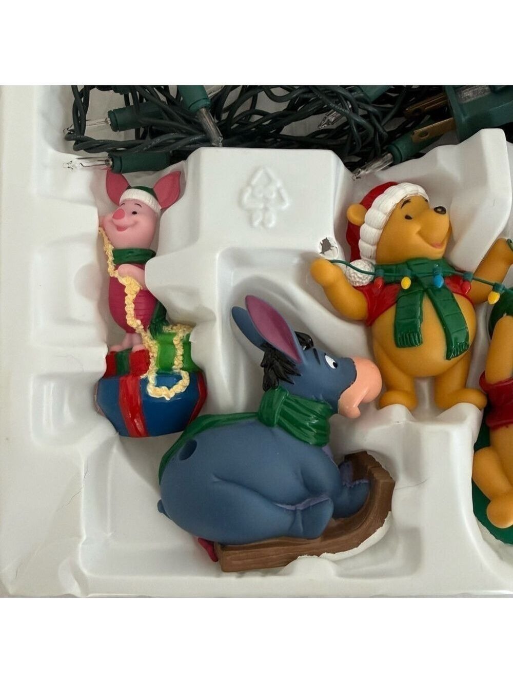Vintage Disney's Winnie The Pooh EZ Light Tree Trimmer Set Santa Best 2001 - Picture 5 of 16